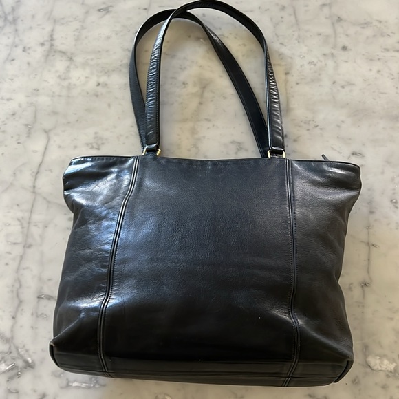 Excellent Condition Vintage Coach Tote Bag Navy Blue 279-2901 - Picture 2 of 13